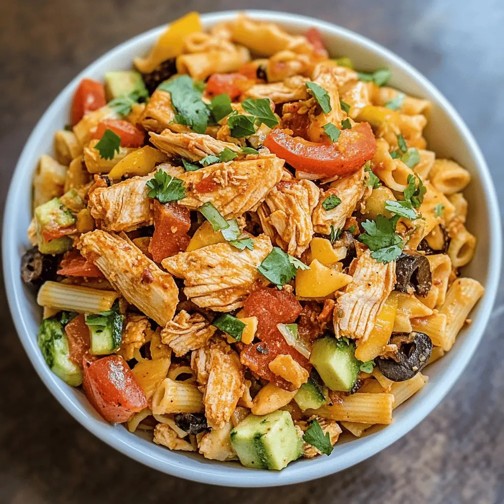 Brighten your meal with this Chicken Fajita Pasta Salad! Packed with colorful veggies, tender chicken, and zesty flavors, it's perfect for lunch or dinner. This easy recipe will become a favorite for potlucks and picnics. Don't forget to save it for a quick, satisfying meal that everyone will love!