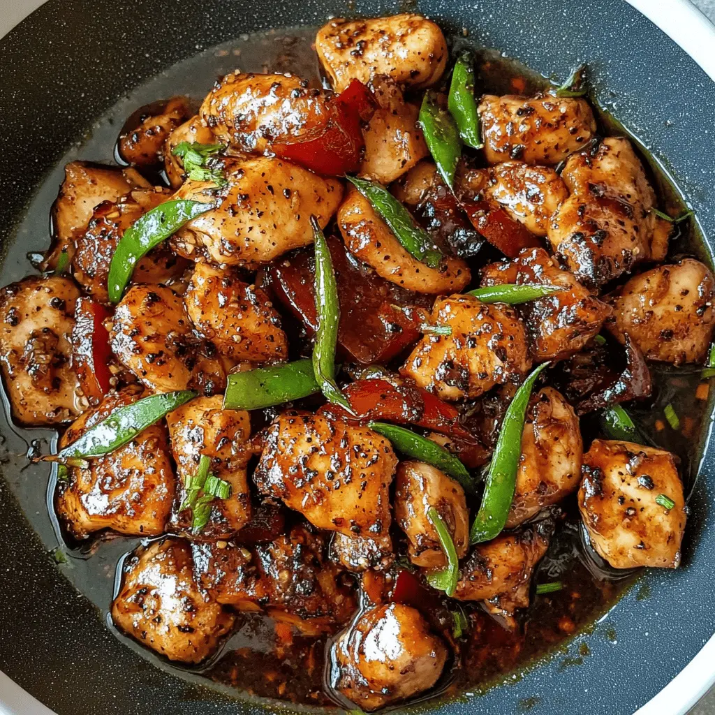 This Easy Black Pepper Chicken recipe is a weeknight favorite that comes together in no time! Juicy chicken pieces are coated in a spicy black pepper sauce that adds just the right amount of kick. Perfect for serving over rice or noodles, it’s a delightful meal everyone will love. Save this recipe for busy nights or entertaining friends – it’s sure to impress!