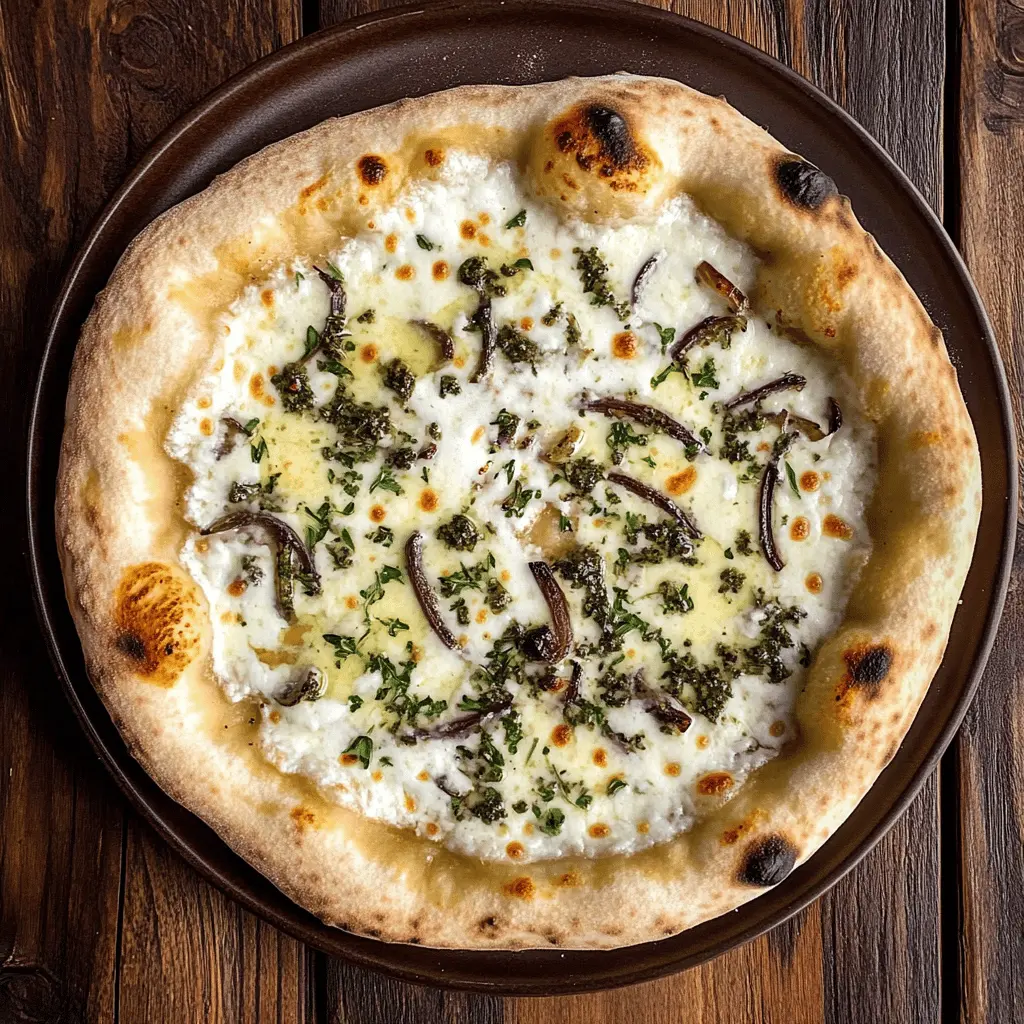Whip up a creamy and flavorful herb white pizza sauce in just minutes! Made with garlic, fresh herbs, and a blend of cheeses, this sauce is the perfect base for your favorite pizzas. It's rich yet light, adding a delightful touch to any pizza night. Save this recipe for an easy dinner solution or a family gathering – your taste buds will thank you!