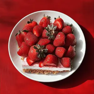 Sweet, juicy strawberries come together in this delightful Fresh Strawberry Yum Yum! With layers of luscious cream and a crumbly crust, this no-bake dessert is a crowd-pleaser. Perfect for summer gatherings or family celebrations, it's a light and refreshing treat everyone will love. Save this recipe to impress your guests at your next event!