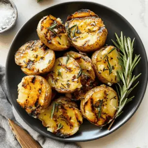 Get ready to impress with these Grilled Garlic Rosemary Smashed Potatoes! Bursting with flavor from fresh garlic and aromatic rosemary, these crispy yet tender potatoes are the perfect side dish for any barbecue or gathering. Save this recipe to bring a delicious twist to your meal! Perfect for summer cookouts or family dinners!