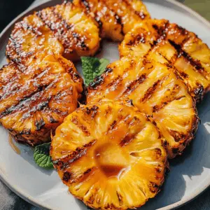 Turn your summer BBQ into a tropical paradise with this easy Honey Glazed Grilled Pineapple recipe! Featuring juicy pineapple slices with a sweet honey glaze, this dish combines the perfect balance of flavors. Ideal as a dessert or a unique side for grilled meats. Save this recipe for your next cookout and impress your guests!