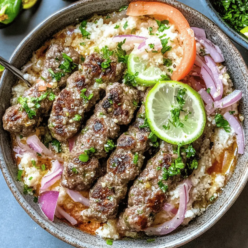 This Lebanese Kafta recipe is a flavorful delight that combines tender beef or lamb with aromatic herbs and spices. Perfect for grilling or baking, these skewers are juicy and full of flavor. Serve them with fresh vegetables or in pita bread for a delicious meal. Don’t forget to save this recipe for your next family barbecue or gathering!