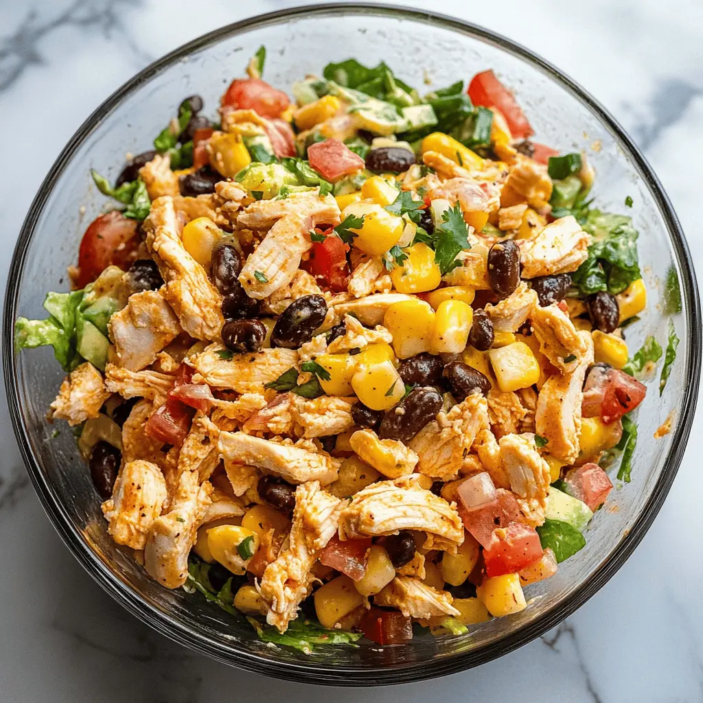 Easy Southwest Chicken Salad Recipe for Summer