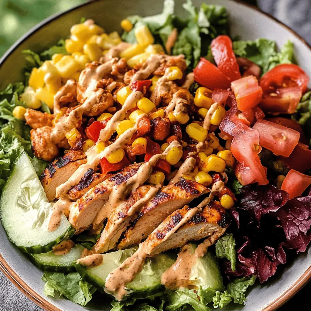 Easy Spicy Southwest Chicken Salad Recipe
