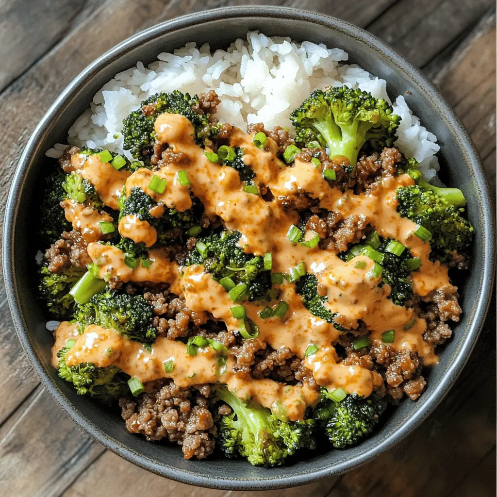 Looking for a quick and delicious dinner idea? Try this Teriyaki Ground Beef and Broccoli with Yum Yum Sauce! It’s packed with flavor from tender beef, vibrant broccoli, and a creamy homemade yum yum sauce. Perfect for busy weeknights or meal prep! Save this recipe for a tasty dish everyone will love!