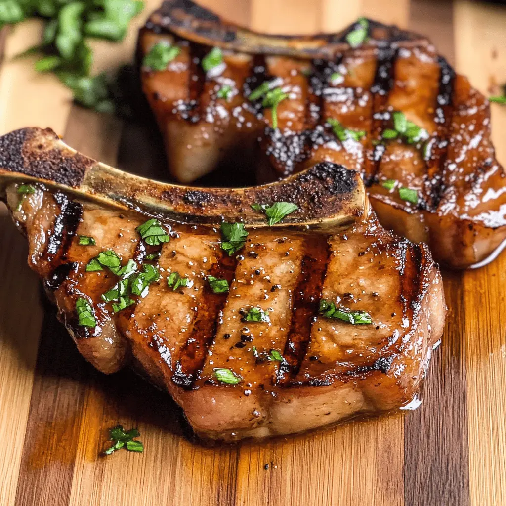 Transform your pork chops with this flavorful marinade that combines zesty garlic, tangy lemon, and aromatic herbs. Perfect for grilling or baking, this recipe ensures tender, juicy chops bursting with taste. Save this easy marinade for your next barbecue or family dinner and watch your loved ones savor every bite!