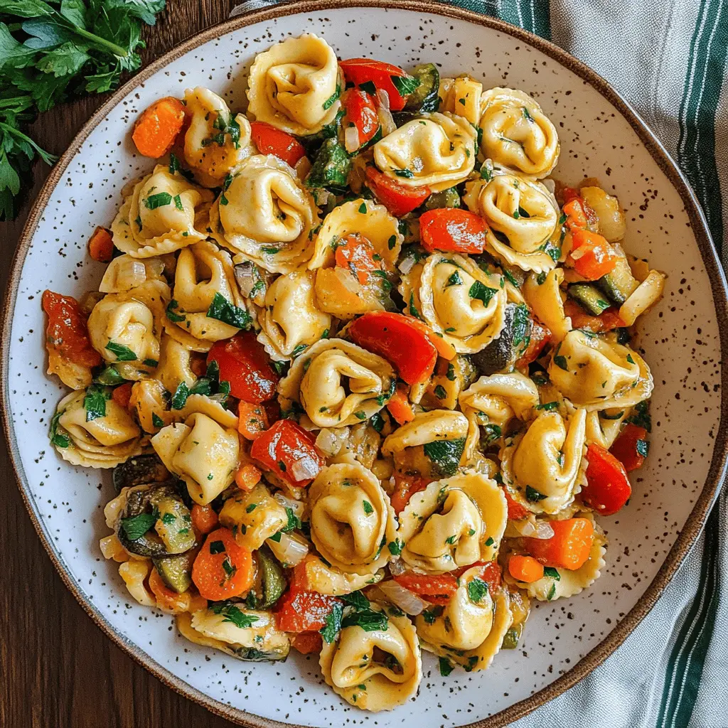 This Tortellini with Sautéed Vegetables recipe is the perfect blend of fresh flavors and comforting pasta. Bursting with colorful veggies and a delightful sauce, it’s a quick dish that can brighten any meal. Perfect for busy weeknights or a cozy dinner. Save this recipe for a tasty dinner idea that everyone will love!