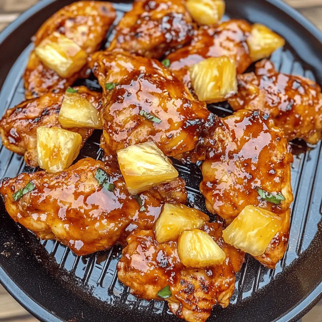 Get ready for a flavor explosion with this Whiskey Pineapple Chicken recipe! Tender chicken soaked in a sweet and tangy whiskey-pineapple glaze brings a unique twist to your dinner table. Perfect for family gatherings or weekend BBQs, this dish is sure to impress. Don’t forget to save this recipe for a delightful meal ready to enjoy!