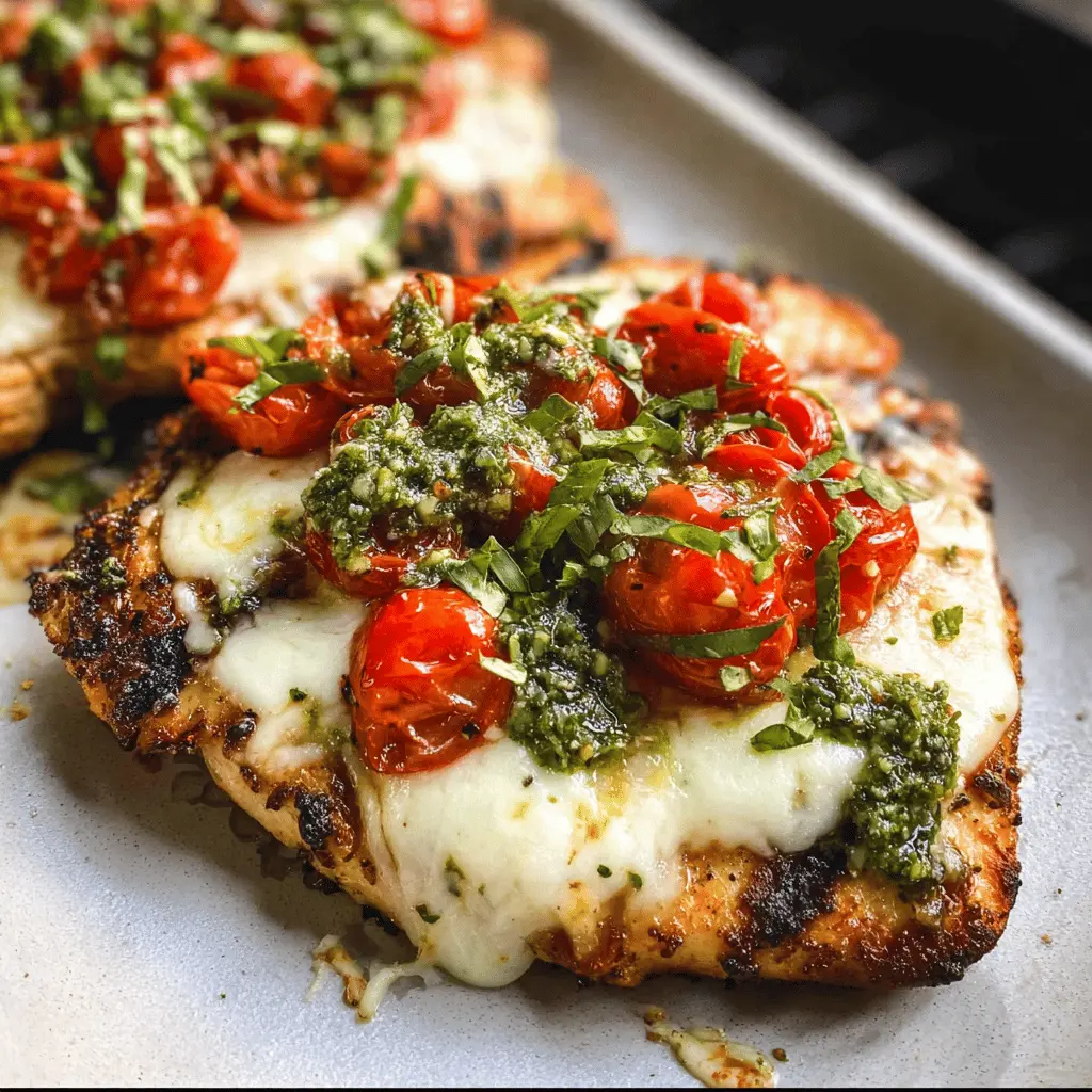Easy Grilled Chicken Margherita Recipe