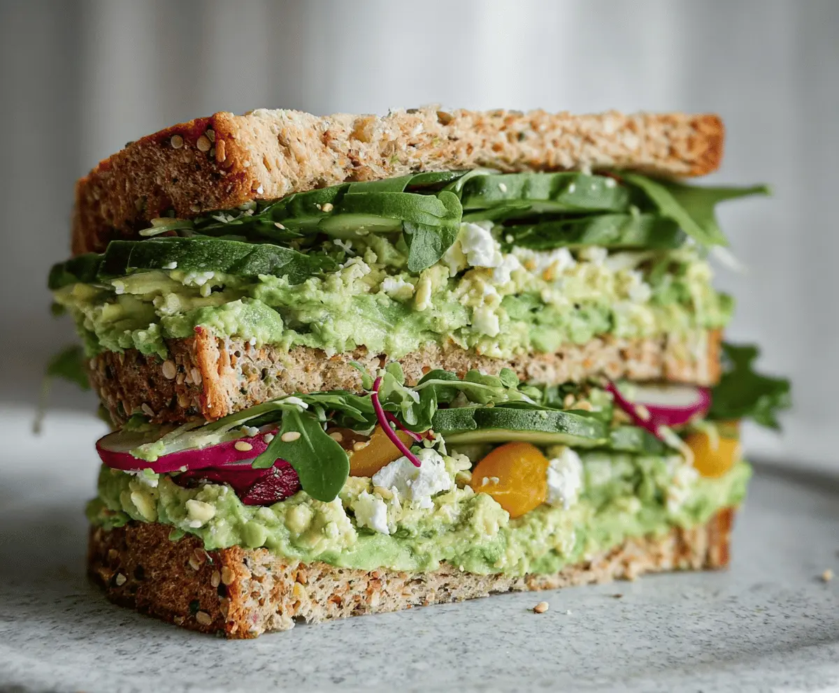 Easy Green Goddess Salad Sandwich Recipe