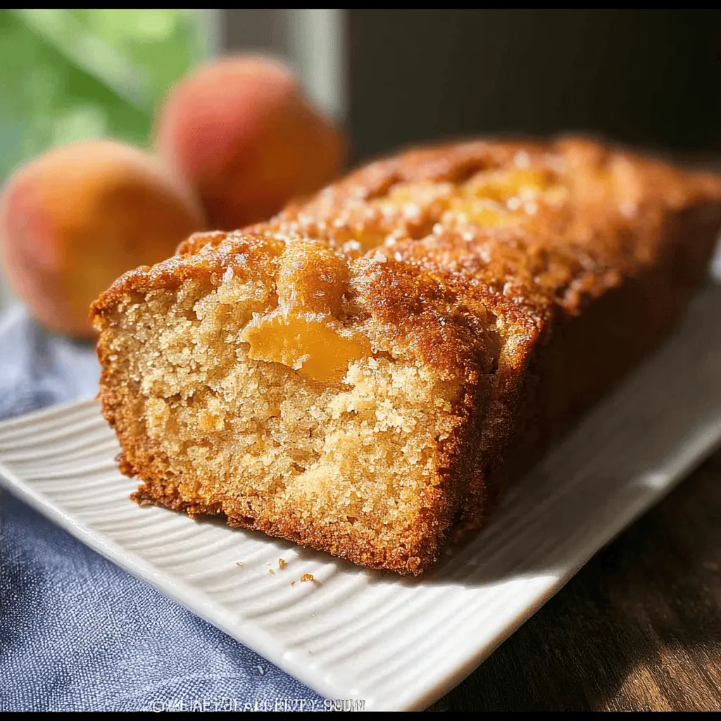 Easy Southern Peach Bread Recipe