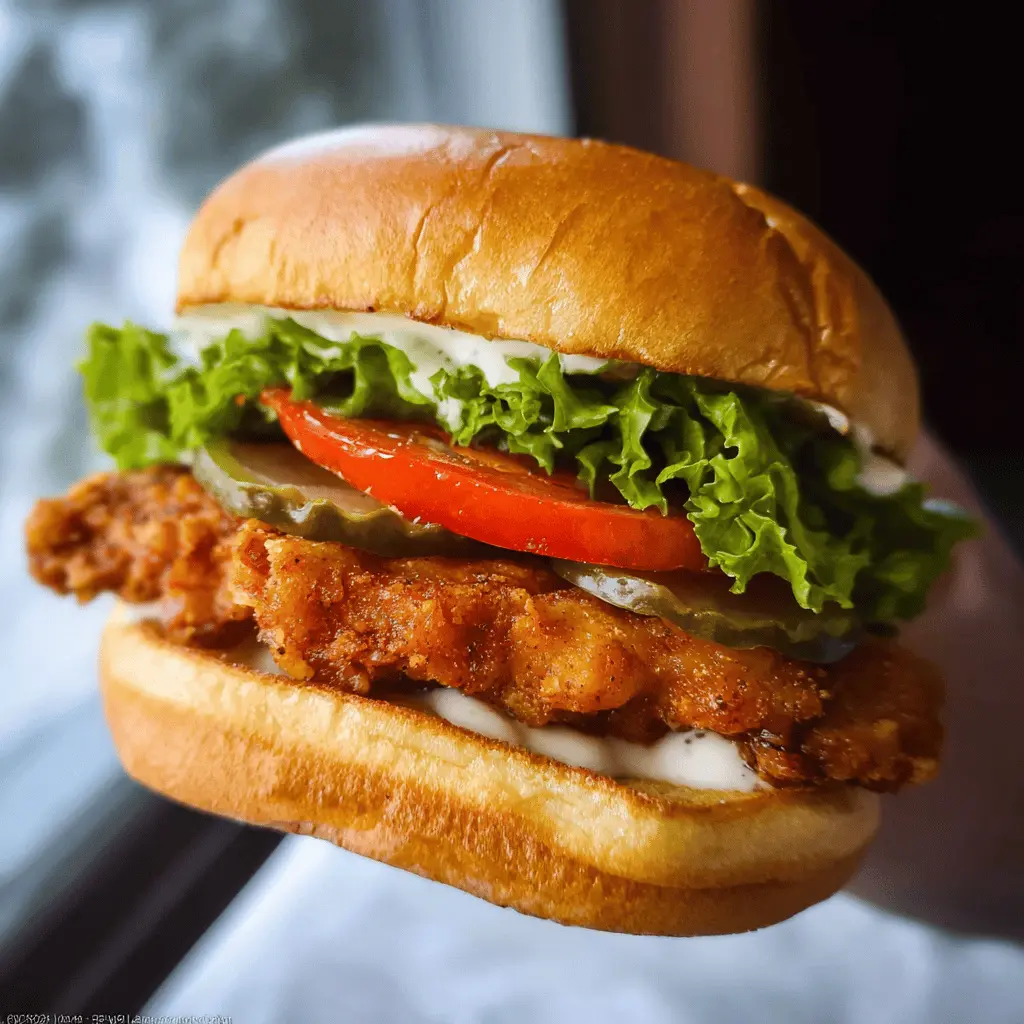Easy Crispy Chicken Sandwich Recipe