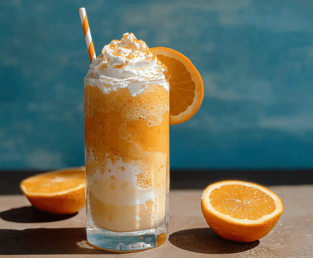 Creamsicle Float Recipe with a Fun Twist