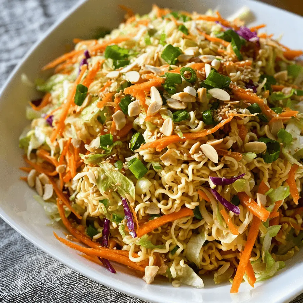 Easy Crunchy Ramen Noodle Salad Recipe