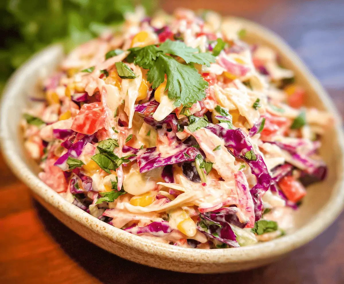 Easy Mexican Coleslaw Recipe for Any Meal