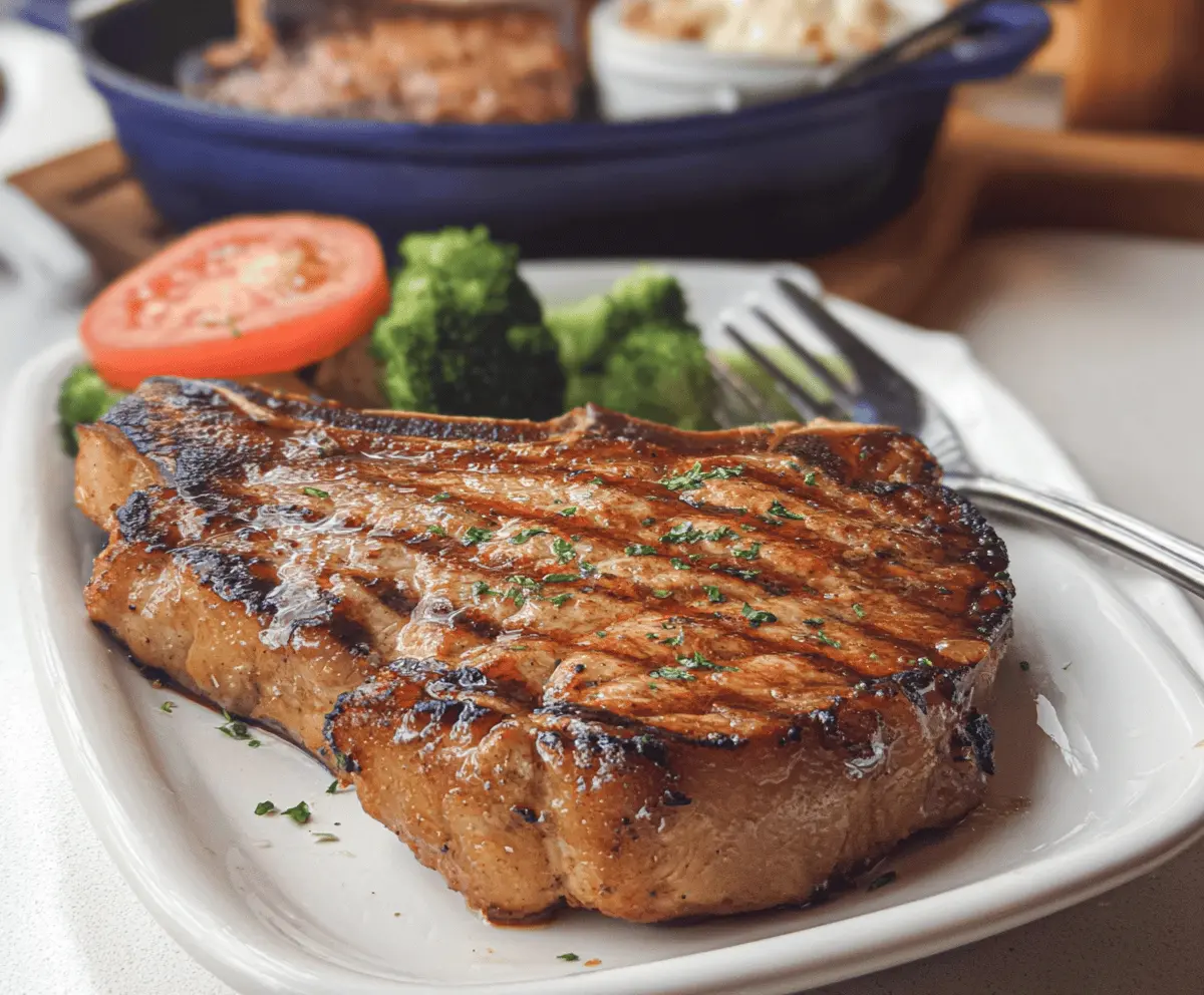 Easy Texas Roadhouse Style Pork Chops Recipe