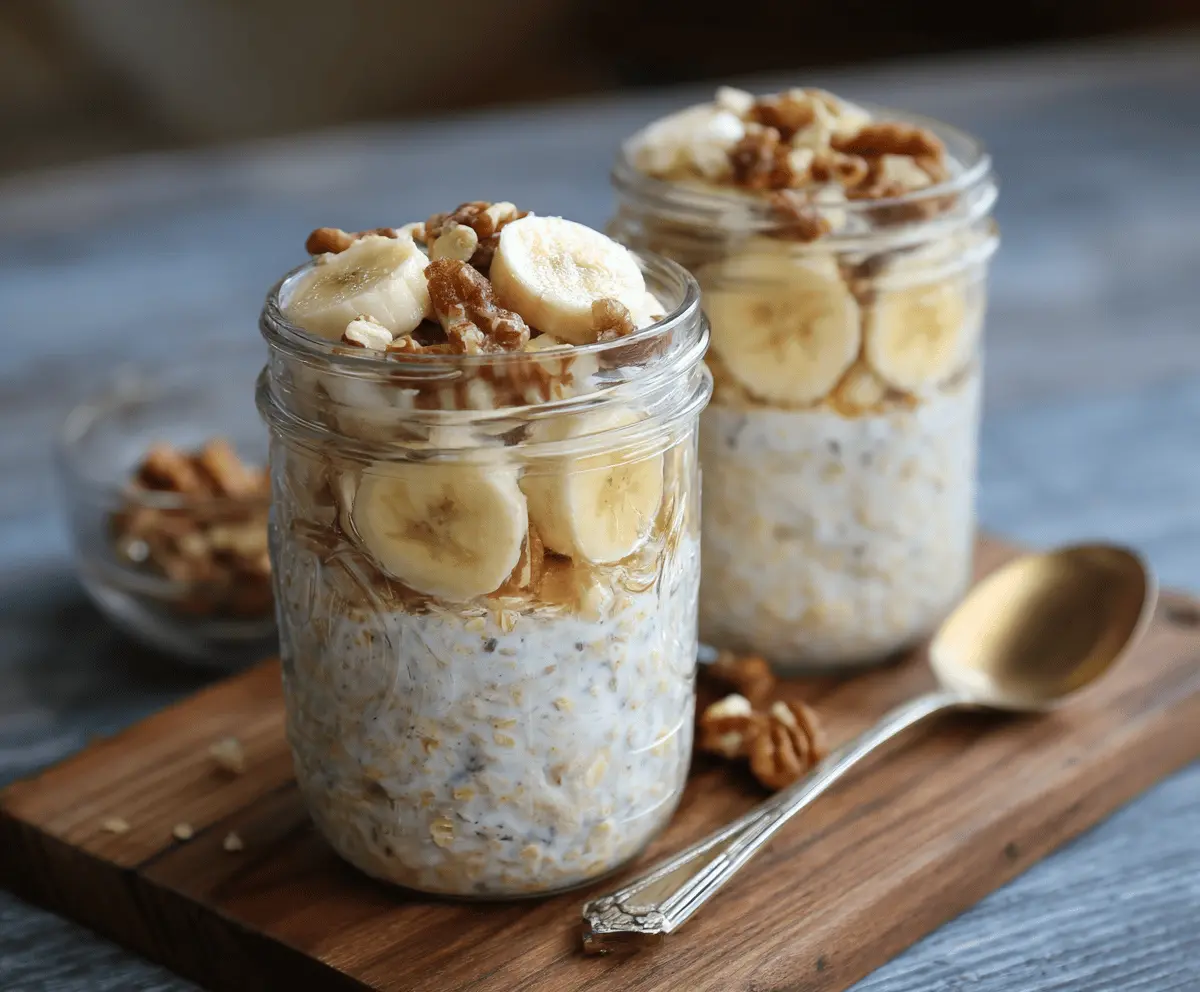 Banana Nut Overnight Oats