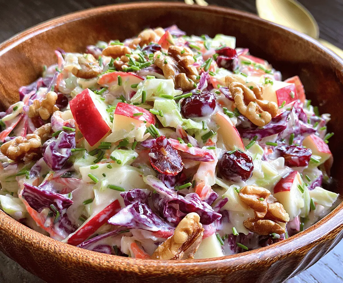 Fresh Cranberry Apple Coleslaw Recipe