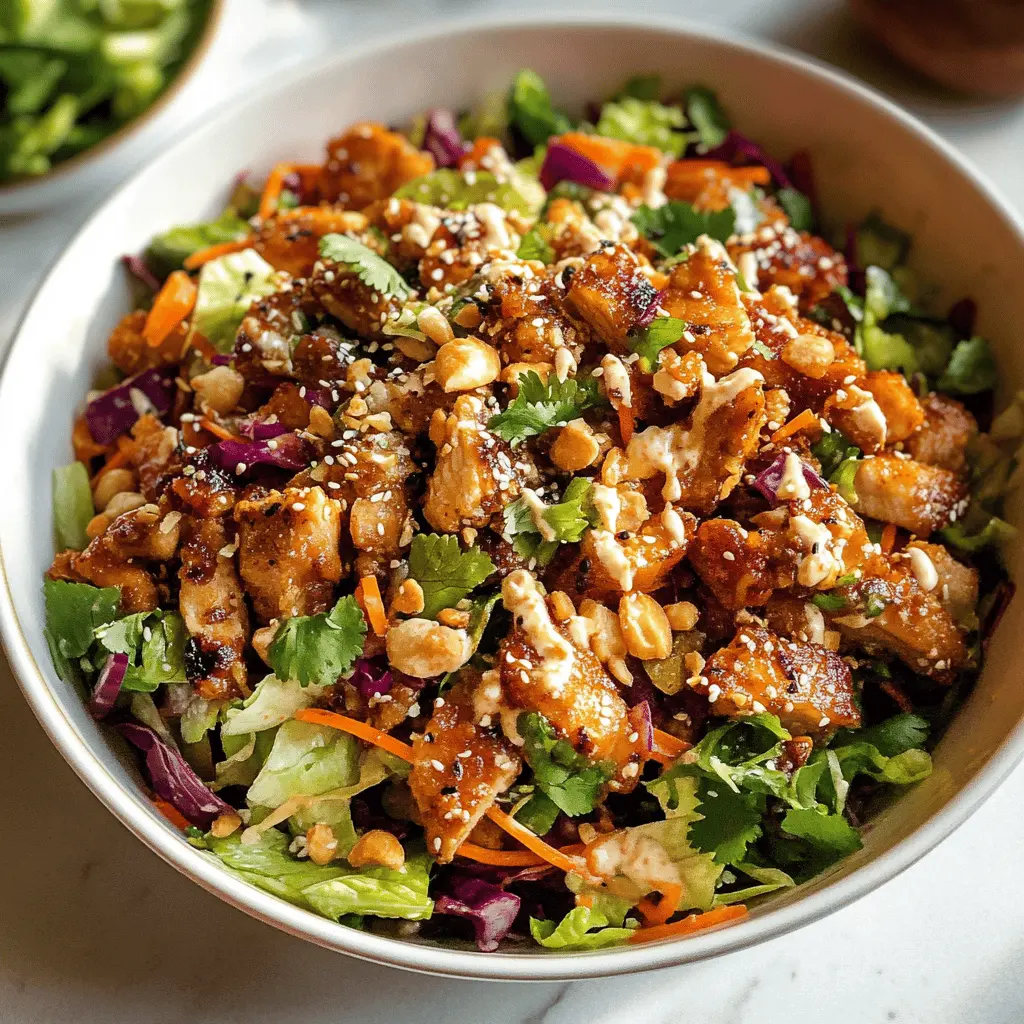 Easy Asian Chicken Crunch Salad Recipe