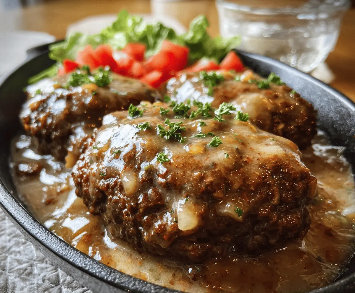 Easy Amish Hamburger Steak Bake Recipe