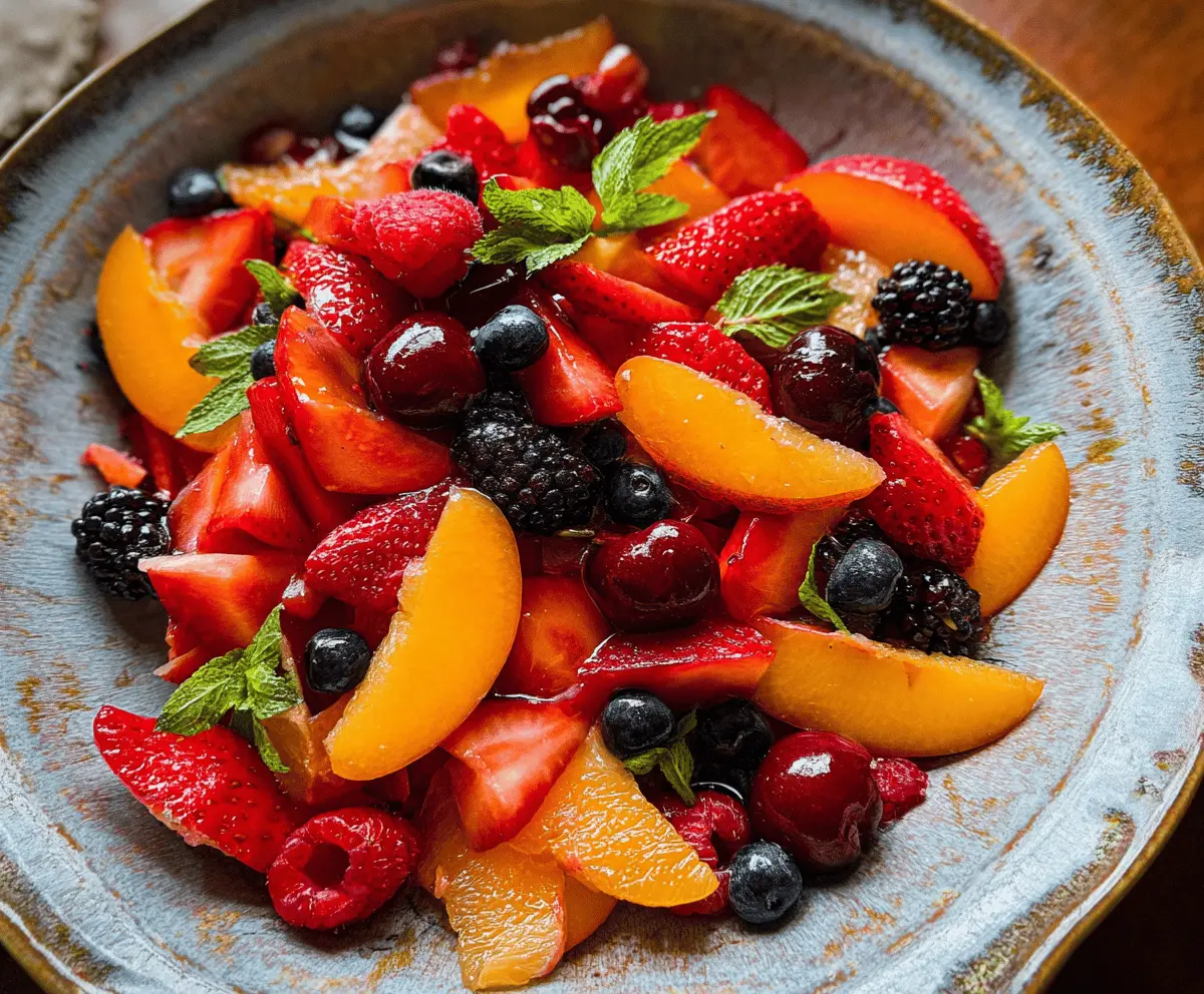 Refreshing Summer Fruit Salad Recipe