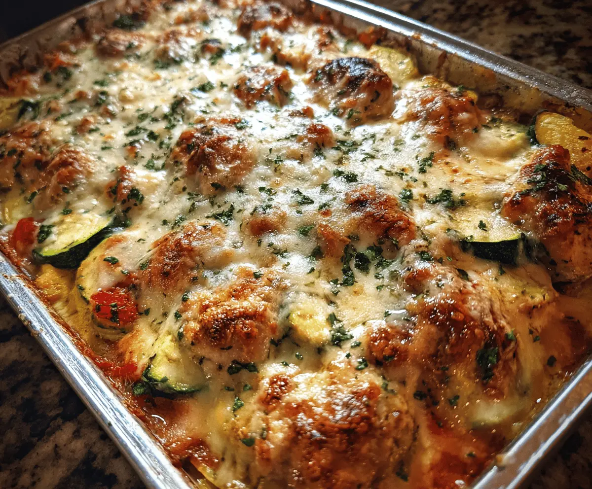 Easy Italian Chicken and Zucchini Bake Recipe