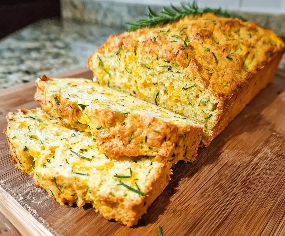 Cheesy Herb Squash Bread Recipe