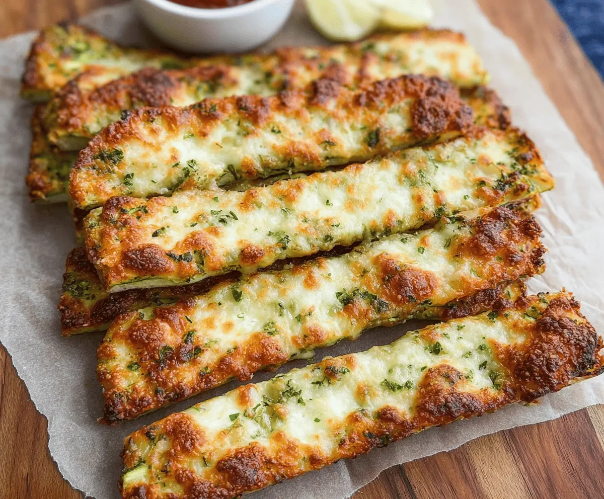 Easy Zucchini Breadsticks Recipe for Beginners