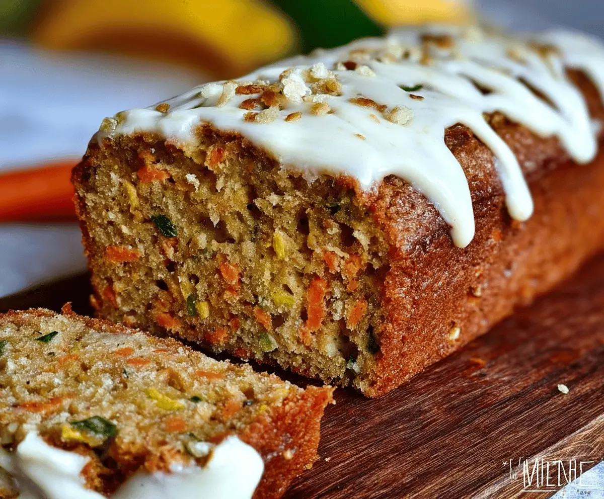 Moist Carrot Apple Zucchini Bread Recipe