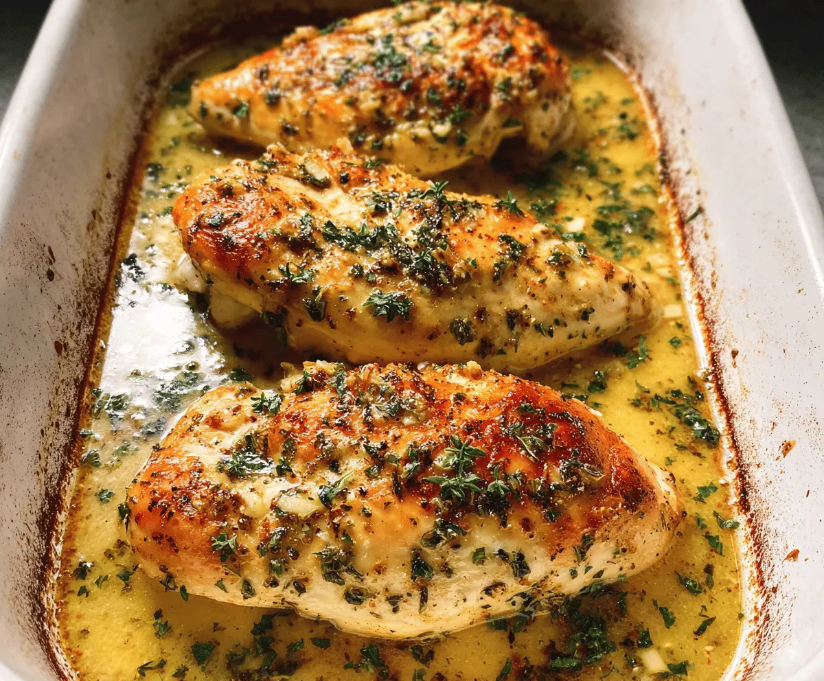 Easy Garlic Butter Baked Chicken Breast Recipe