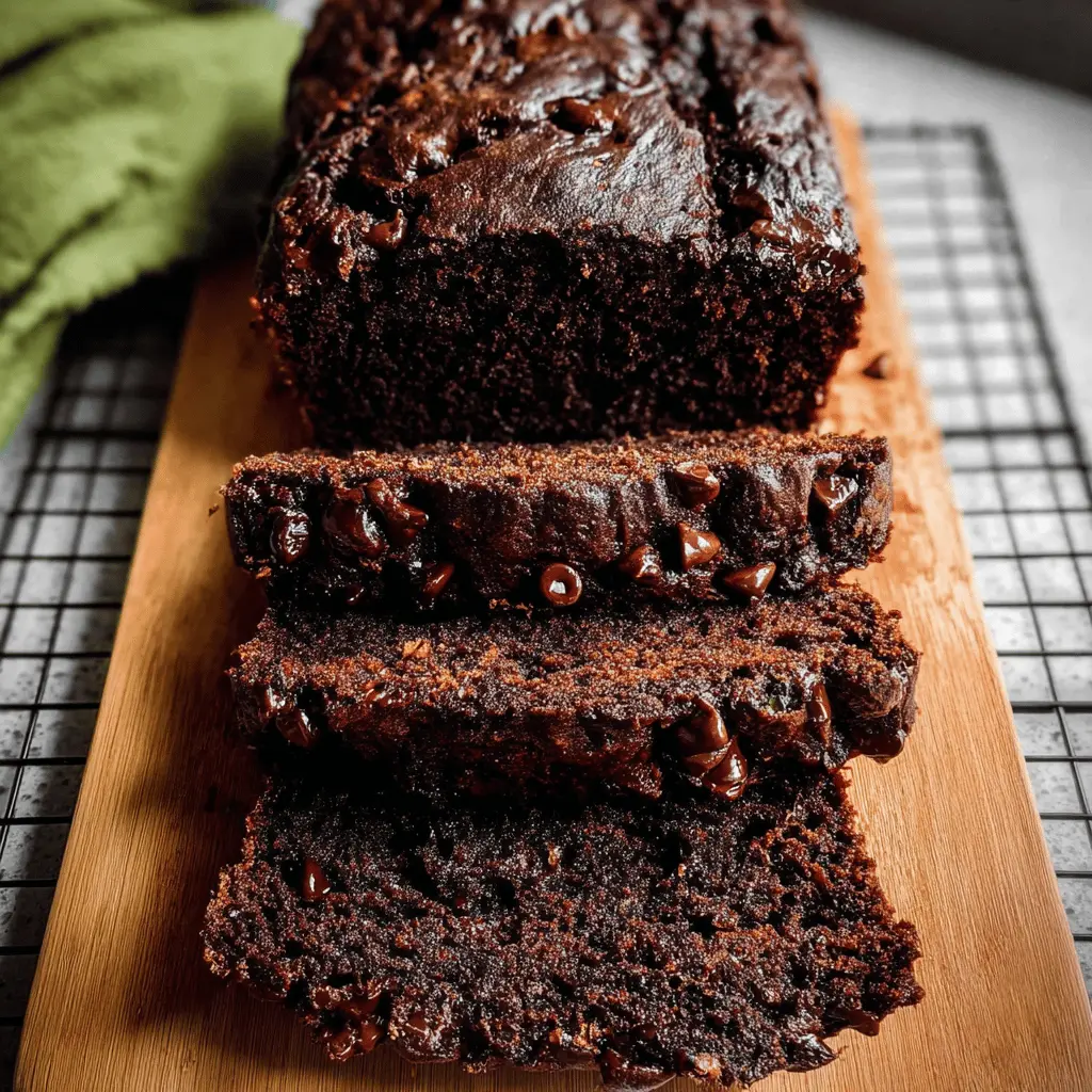 Moist Chocolate Zucchini Bread Recipe