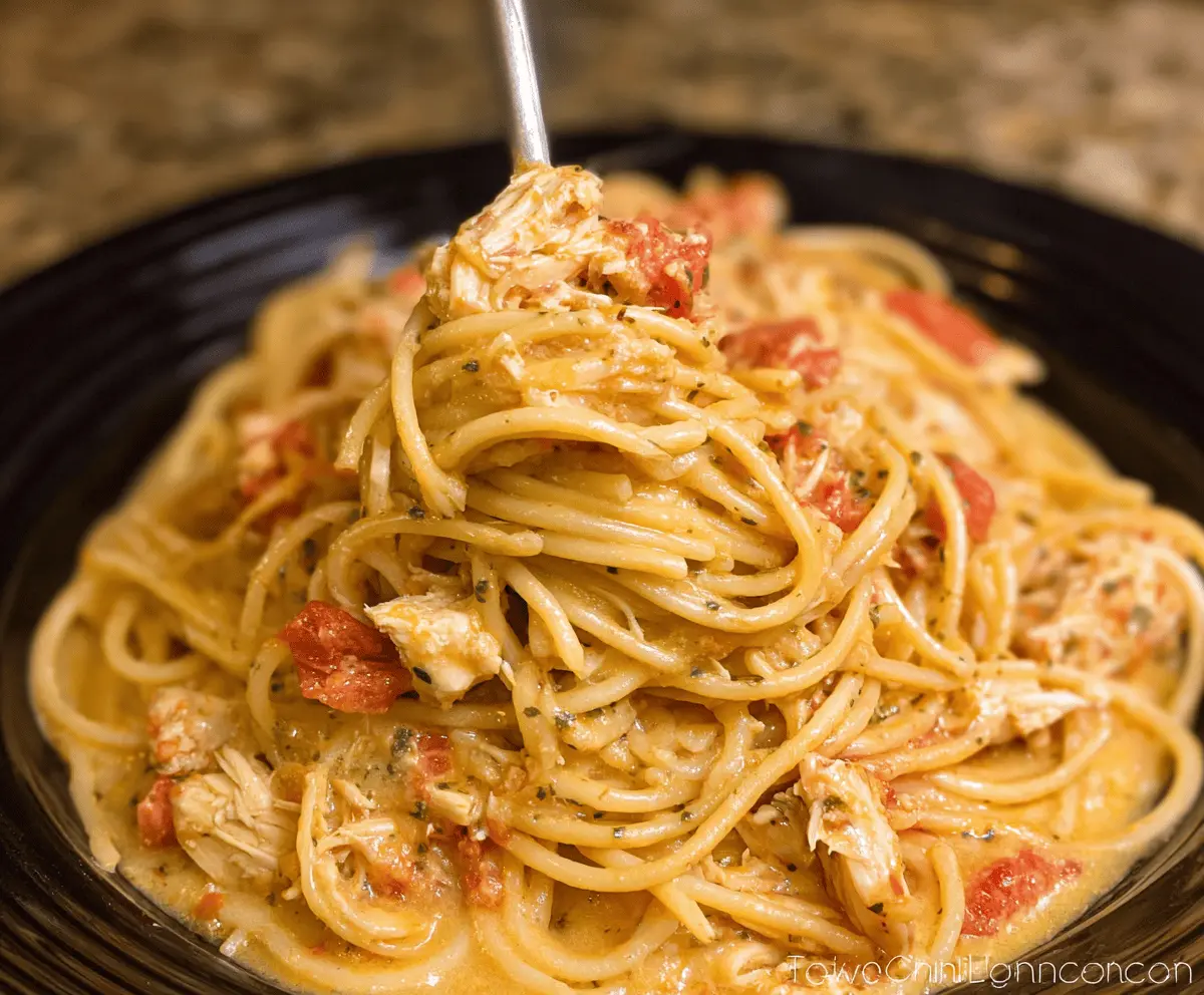 Easy Crockpot Chicken Spaghetti Recipe for Busy Weeknights