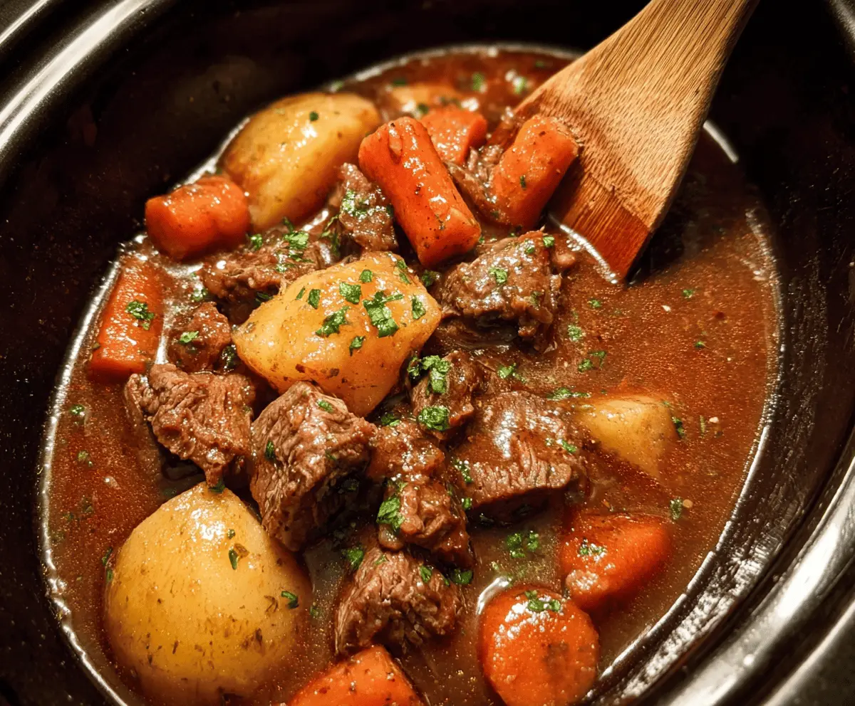Easy Crock Pot Beef Stew Recipe for Cozy Dinners