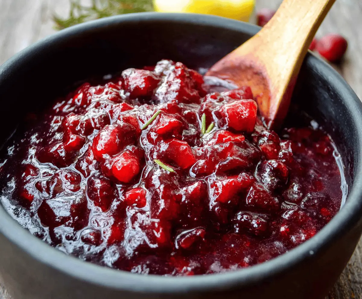 Cranberry Pineapple Sauce
