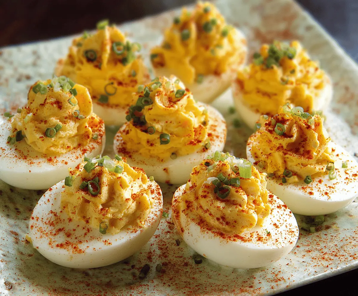 Million Dollar Deviled Eggs