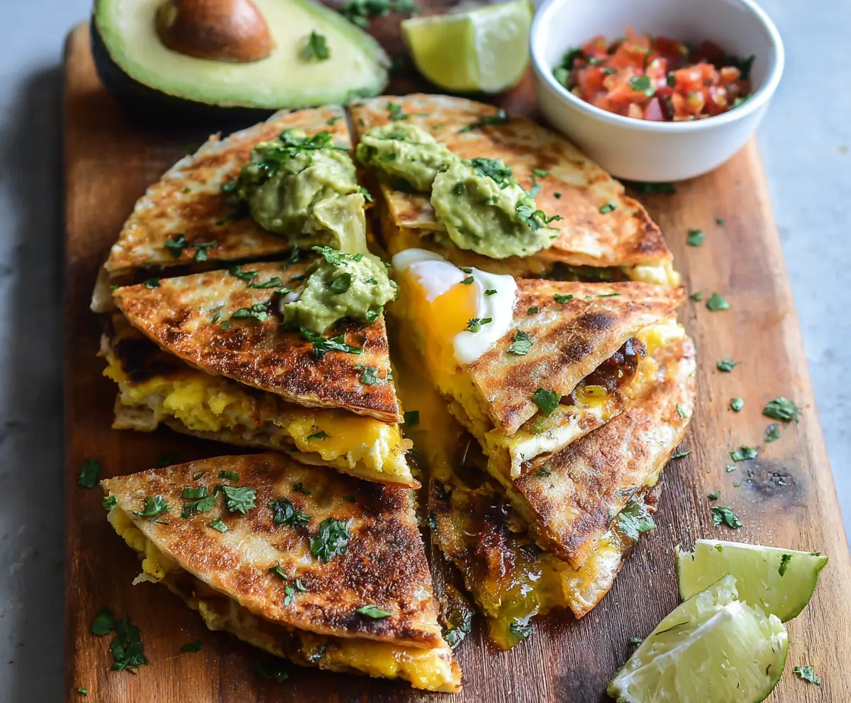 Baked Breakfast Quesadillas