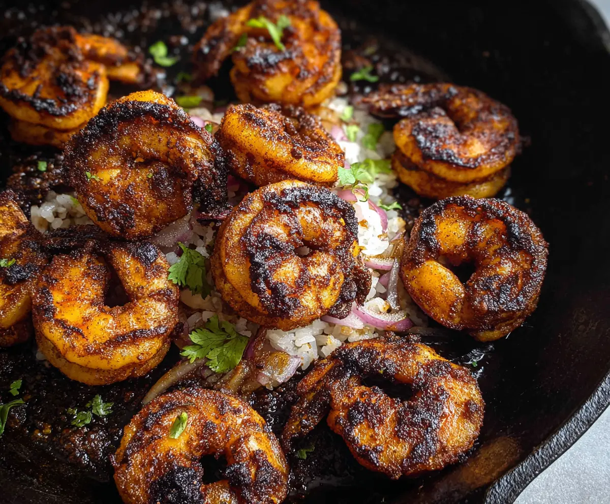Delicious Cajun Blackened Shrimp grilled to perfection with bold spices and herbs.