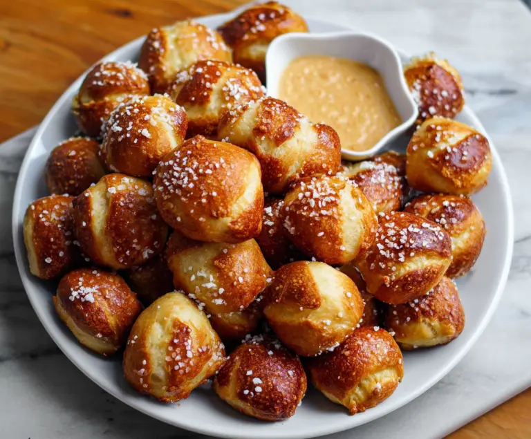 Homemade Soft Pretzel Bites