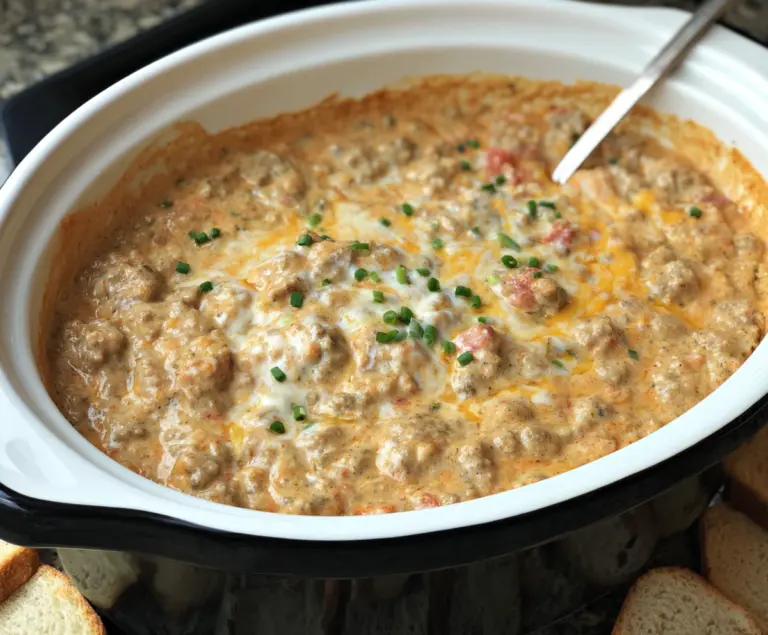 Hot Ranch Sausage Dip