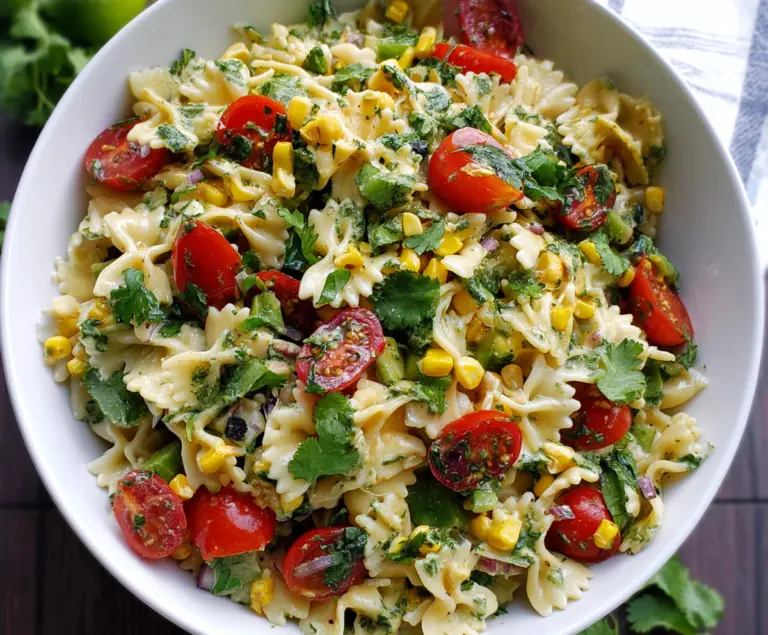 Cilantro Lime Pasta Salad