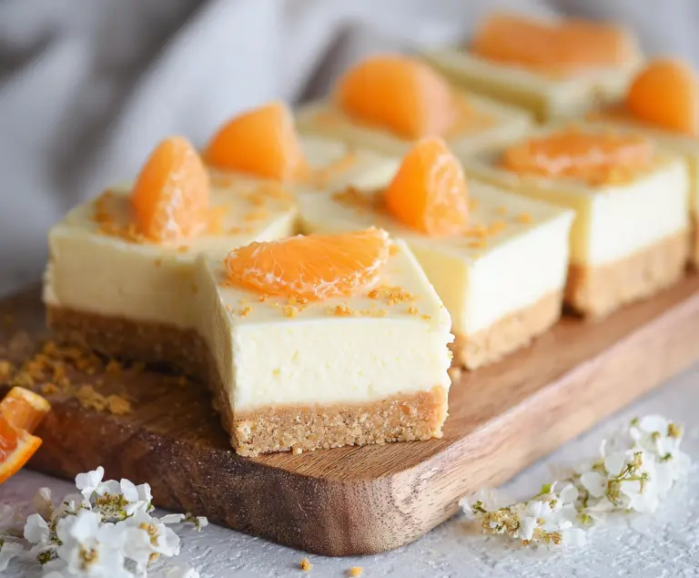 Orange Creamsicle Cheesecake Bars