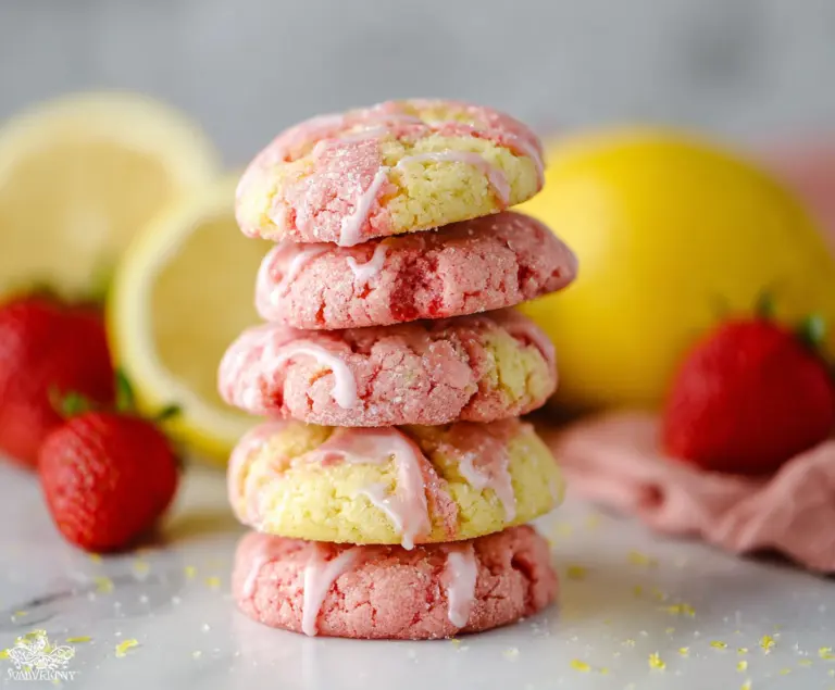 Strawberry Lemonade Cookies